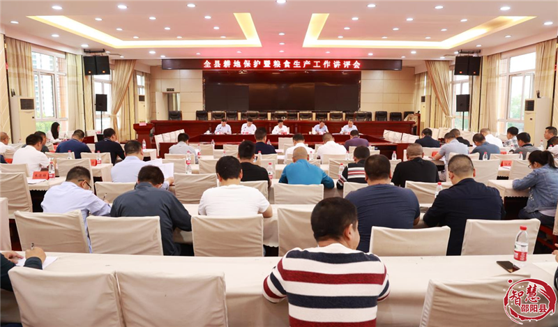 邵阳县耕地保护暨粮食生产工作讲评会召开_邵阳头条网