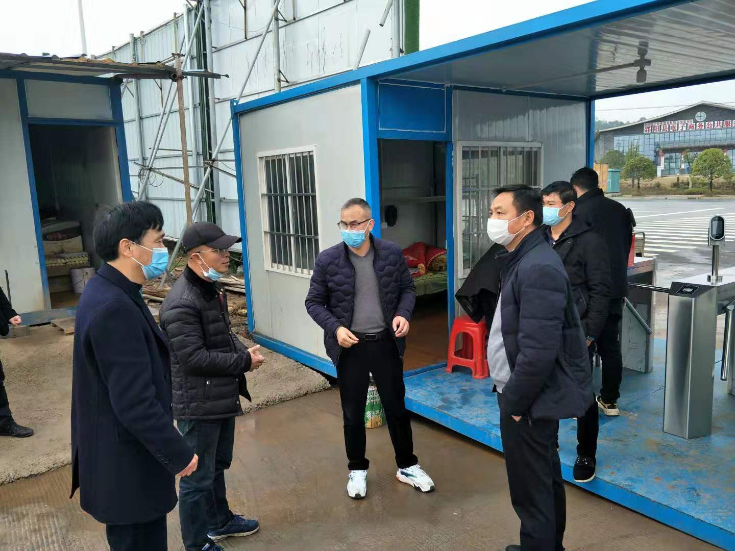 县住建局（人防办）开展重点项目复工复产检查工作(图2)