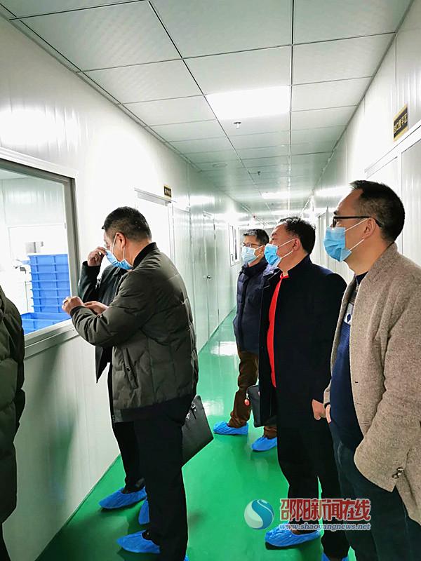 市科技局领导到邵阳县复审高新申报企业(图1)