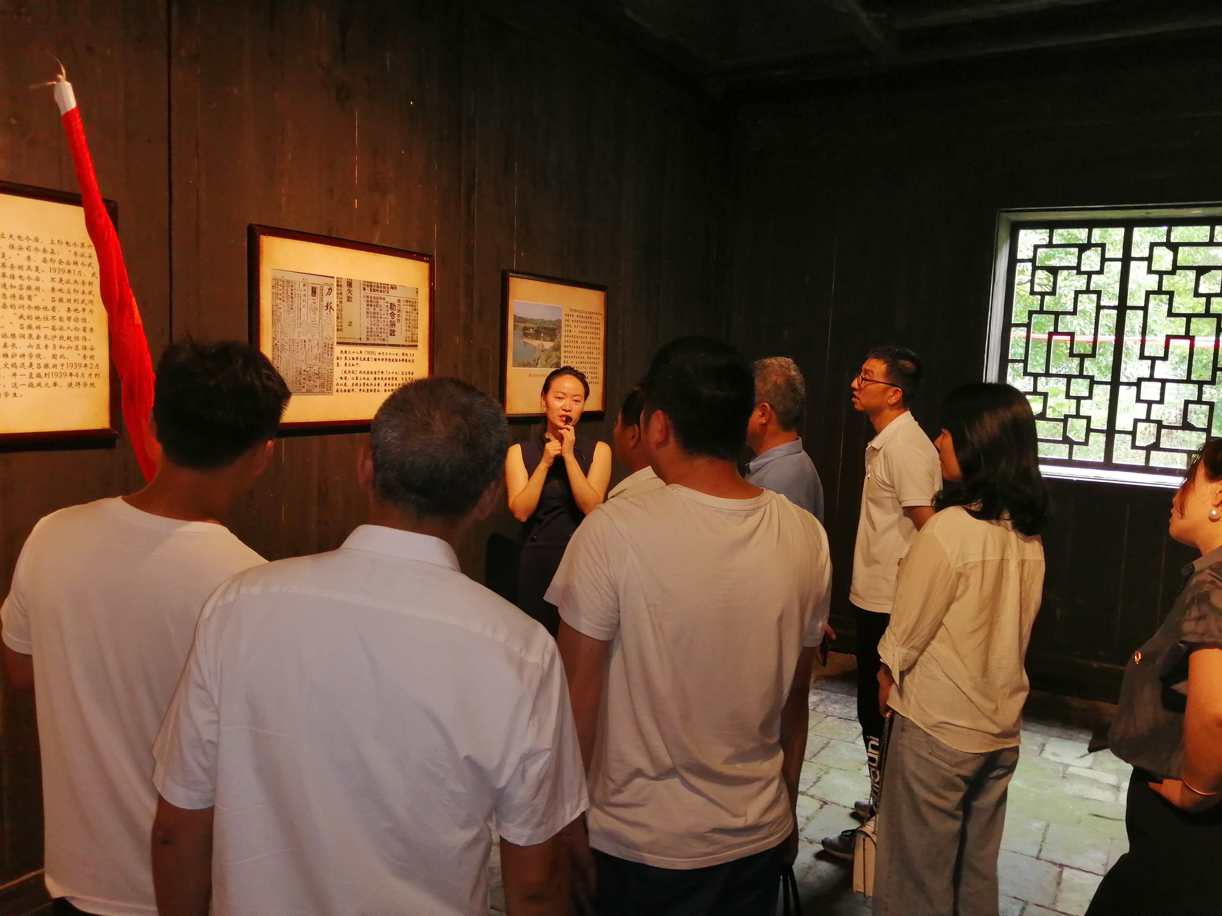 邵阳县交通运输局到塘田市战时讲学院开展主题党日活动(图4)