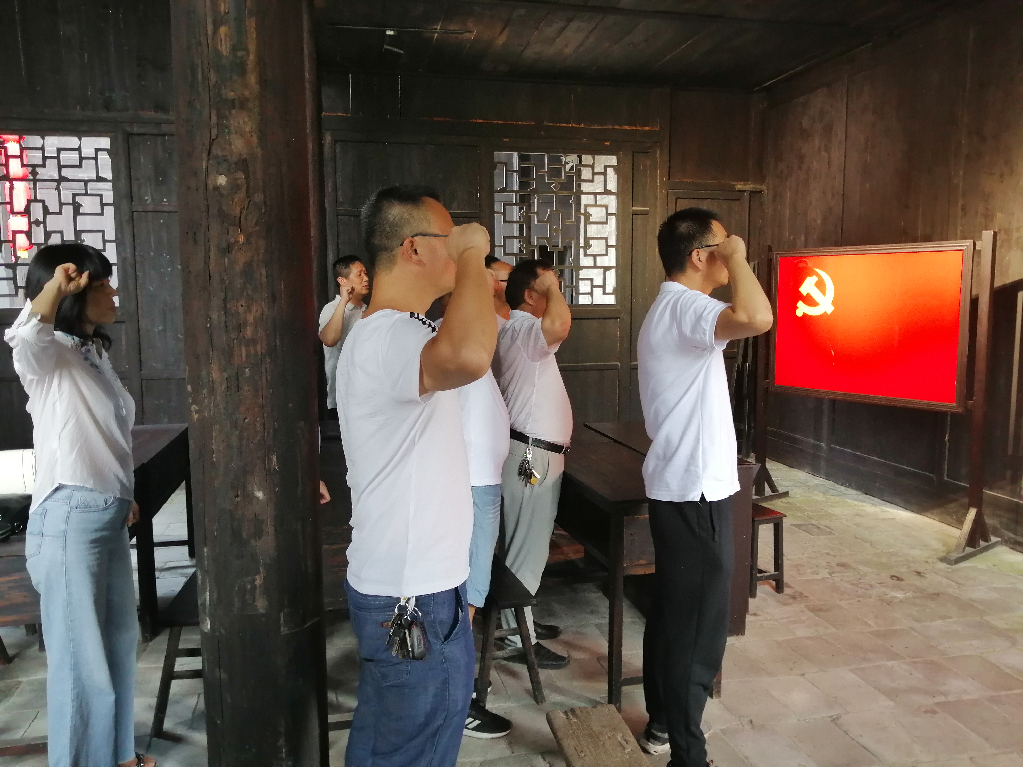 邵阳县交通运输局到塘田市战时讲学院开展主题党日活动(图3)