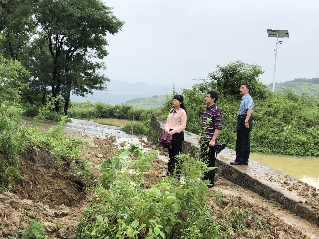 副县长刘丹赴黄荆乡检查指导防汛救灾和脱贫攻坚工作(图3)