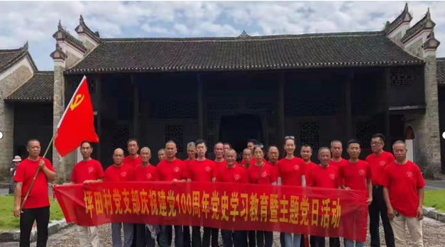 邵阳县塘渡口镇坪田村开展党史学习教育专题学习(图2)