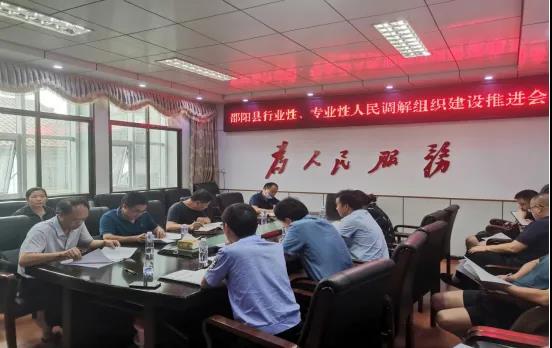 邵阳县召开行业性、专业性人民调解组织建设推进会(图1)