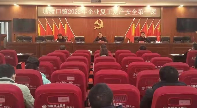 邵阳县塘渡口镇召开安全生产“开工第一课”专题会议(图1)