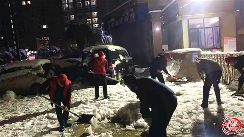 邵阳县行政审批局扫雪除冰开辟办事绿色通道(图1)