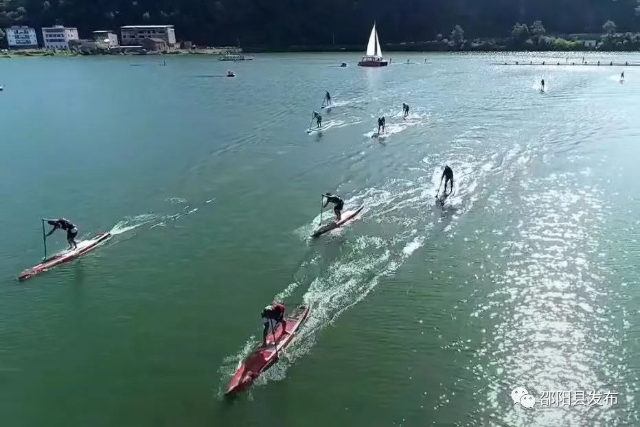 2022年中国桨板黄金联赛在湖南邵阳县天子湖开赛(图6)