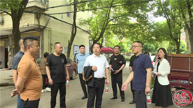 彭茂华督导社区全国文明城市创建工作(图3)