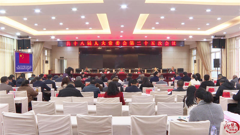 邵阳县十八届人大常委会第二十五次会议召开(图1)