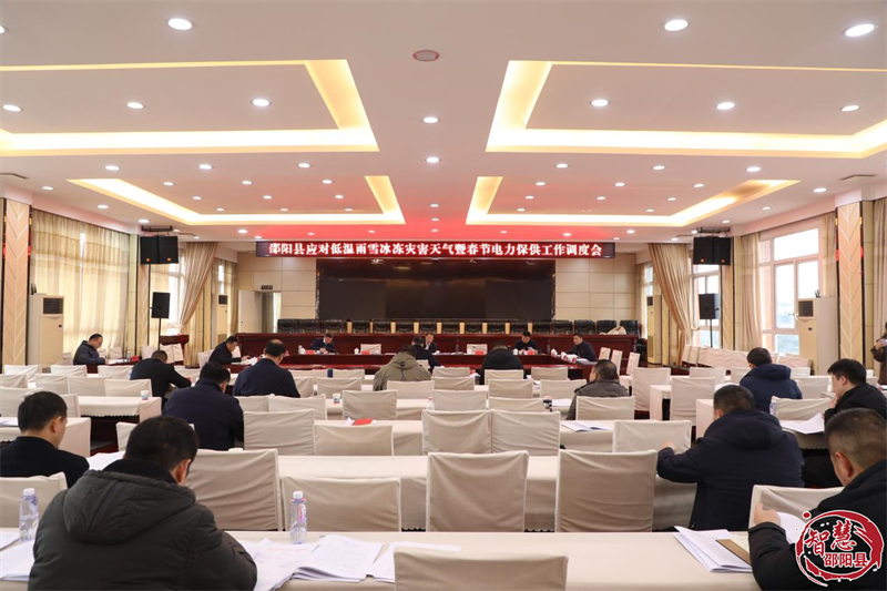 周玉祥调度应对低温雨雪冰冻灾害天气暨春节电力保供工作(图1)
