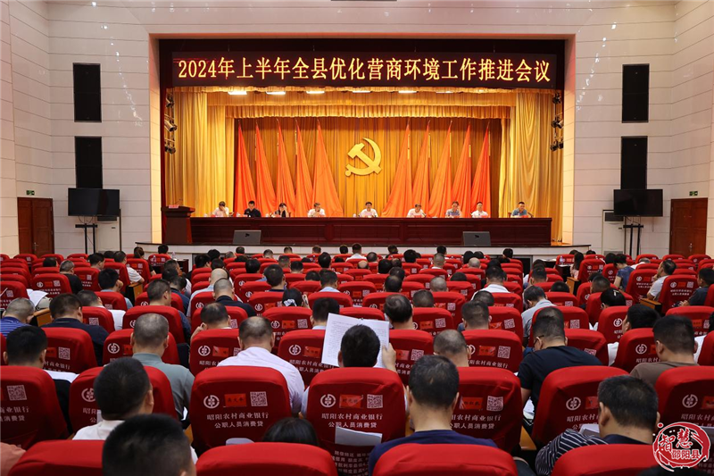 邵阳县2024年上半年优化营商环境工作推进会召开(图1)