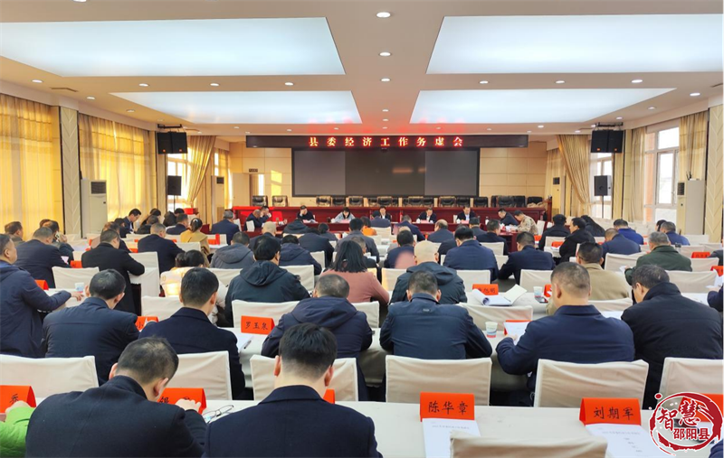 邵阳县召开2025年县委经济工作务虚会(图1)